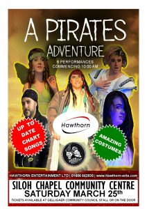 Poster of upcoming Pirate Adventure Panto